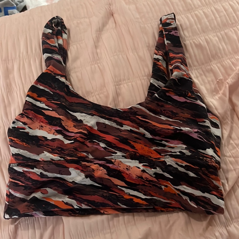 Lulu lemon align bra Tiger Tide Smoky Red Multi/Tiger Tide Smoky Red Multi